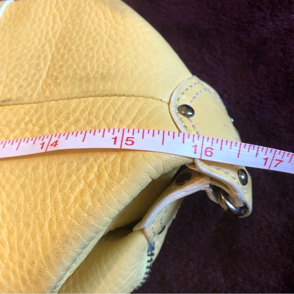 Cole Haan Leather Hand Held Bag, Yellow - Picture 12 of 16